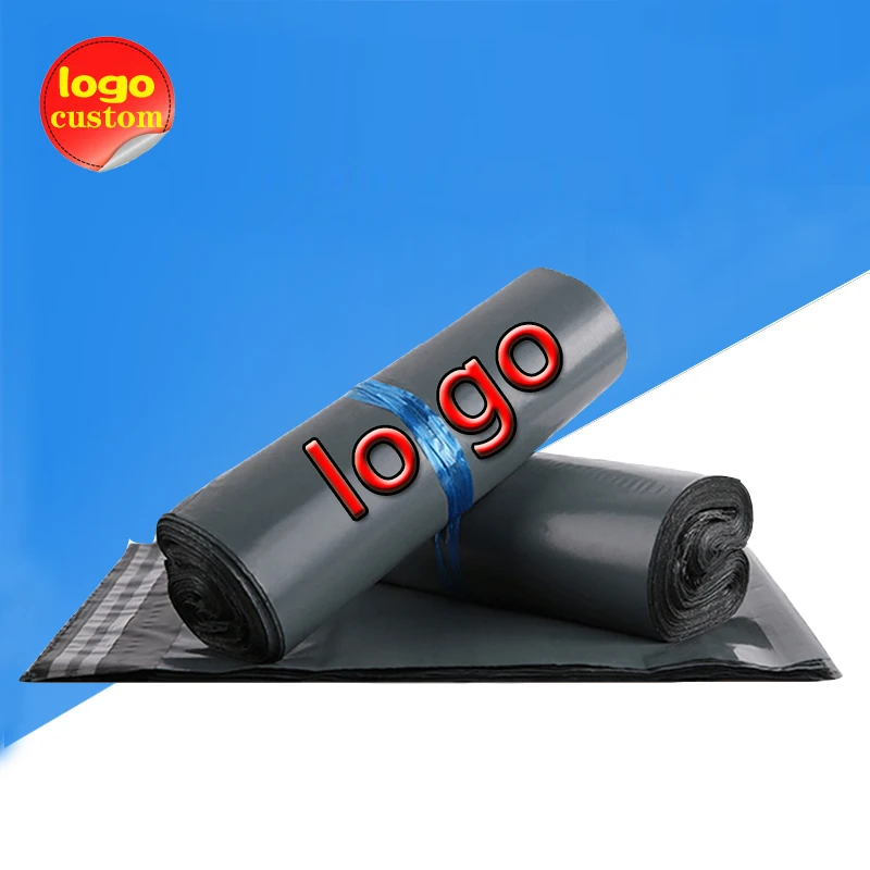 

Gray Black Poly Mailer Express Bag Envelope Plastic Shipping Self Adhesive Delivery Packaging Gift Post Courier Bag Custom Logo