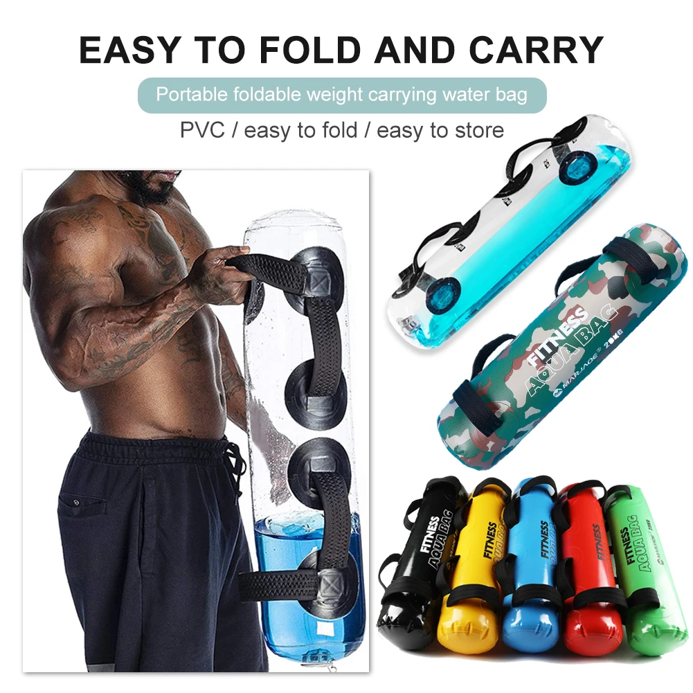 

25kg Fitness Aqua Sandbag Yoga Weight Bearing Aqua Water Bag Muscle Training Exercise Balance Workout Bodybuilding For Home Gym