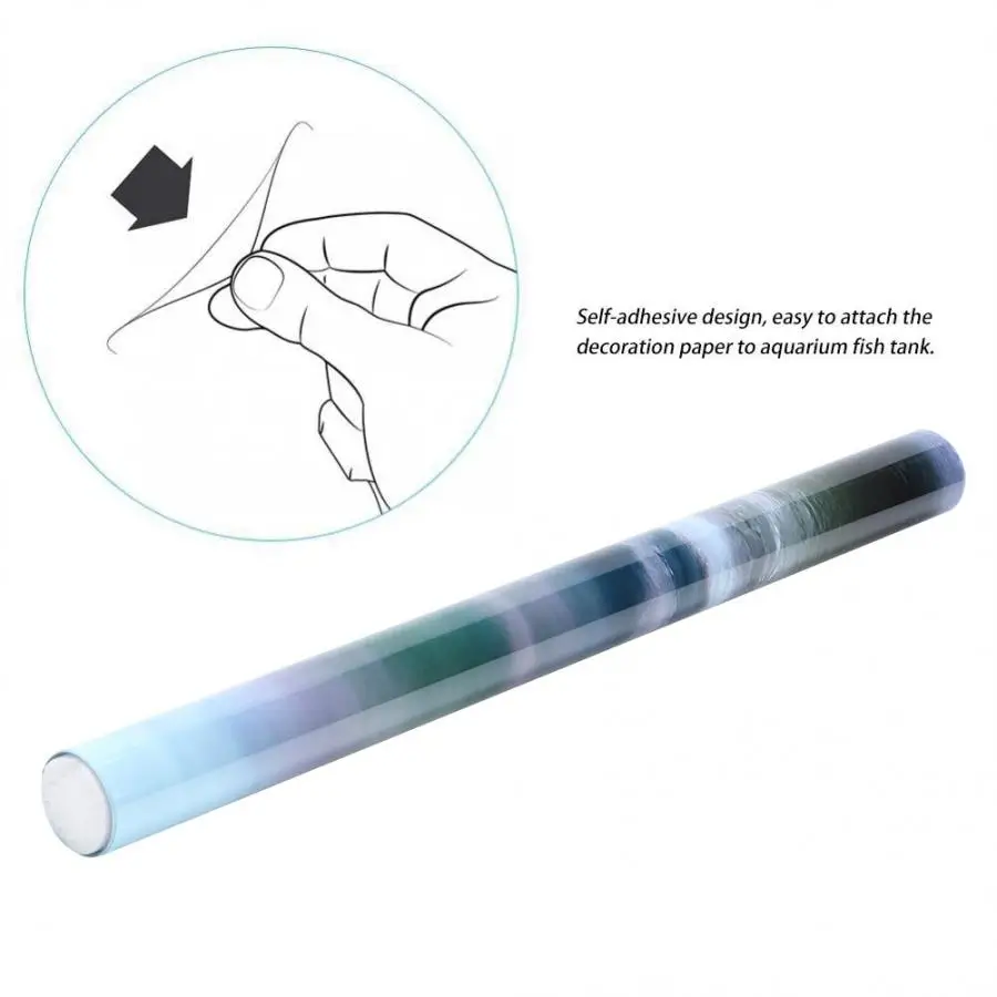 Рыба ПВХ стикер фон Плакат декоративной живописи Пейзаж Изображение для