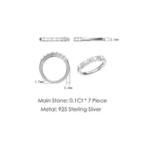 Eternal Radiance Moissanite Wedding Band 5