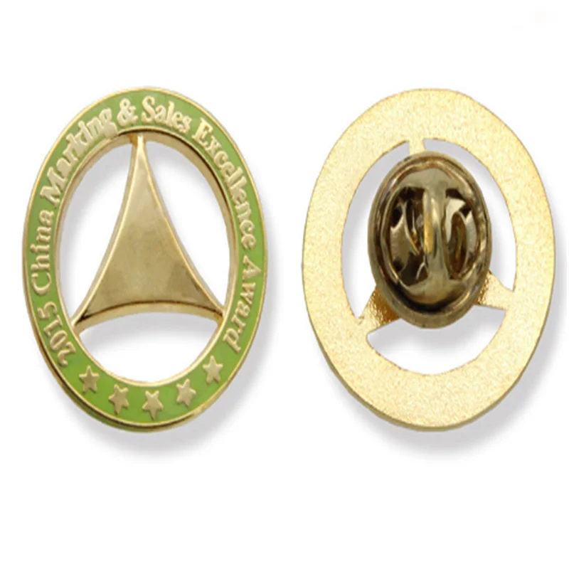 Заводская поставка логотип премиум-класса Джерси Бабочка вырез позолоченные