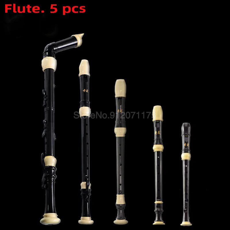 

5 Sets High Quality Bamboo Flute Professional Woodwind Musical Instruments C D E F G Key Chinese Dizi Transversal Flauta