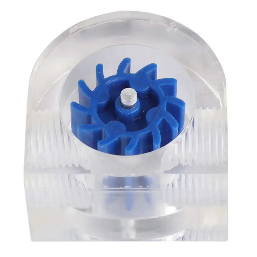 ПК расходомер водяного охлаждения 12-крыльчатка акриловая полукруглая