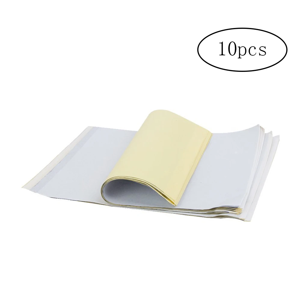 

10Pcs Tattoo Stencil Transfer Paper Tattoo Thermal Stencil Paper Printer Paper,Tattoo Stencil Paper Tattoo Transfer Paper