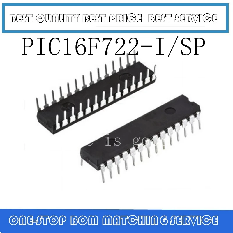 

5PCS PIC16F722 PIC16F722-I/SP DIP-28
