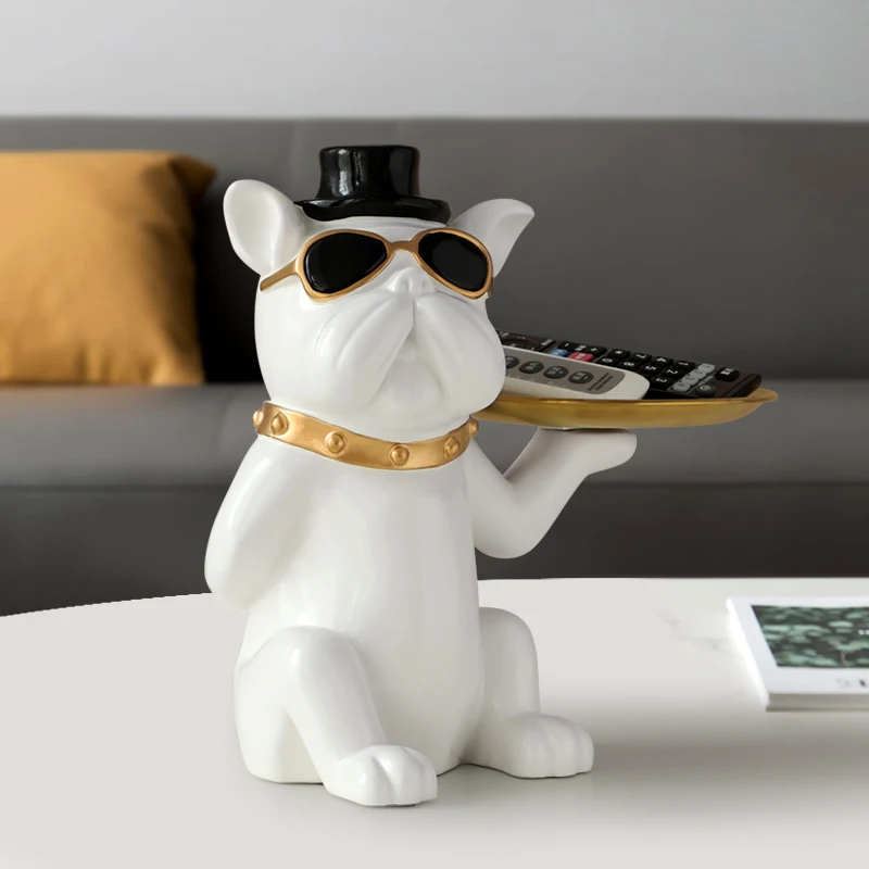 Крутая собака скульптура из смолы украшение для гостиной спальни декорации