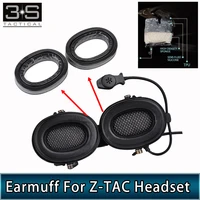 z tac tactical earmuffs silicone or sponge for z tactical sordin headphones comtac peltor headset accessories shooting headphone