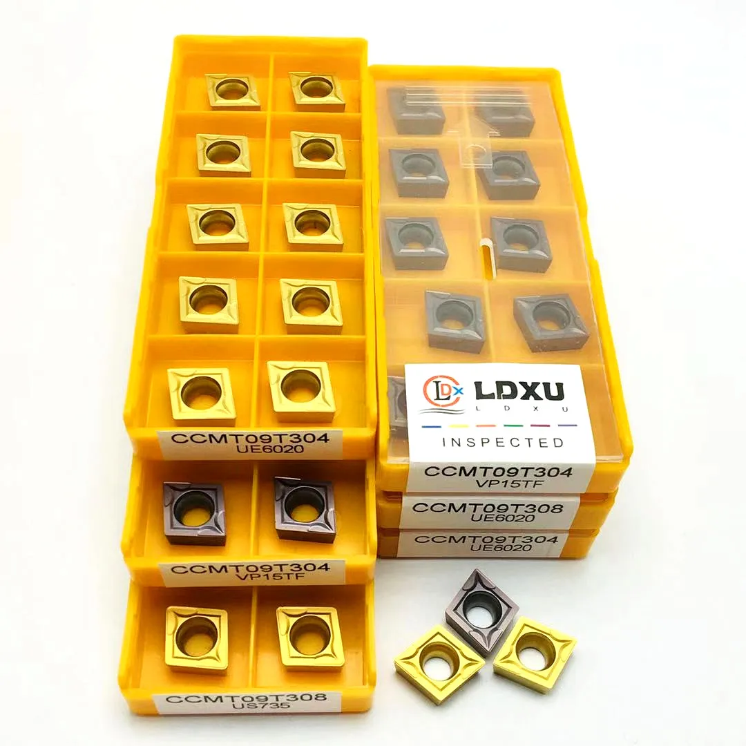 

10PCS CCMT09T304 VP15TF UE6020 US735 CNC internal turning tool carbide turning tool milling tool CCMT060204 turning tool CCMT