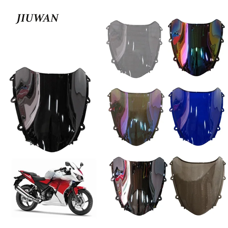 

1pc Motorcycle Windshield WindScreen Double Bubble Windshield for Honda CBR1000RR 2004-2007 Motorcycle Decoration Accessories