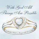 CHUHAN Мода в форме сердца опал кольцо Женское Обручальное кольцо для вечерние свадебные ювелирные аксессуары