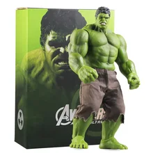Disney Avengers Hulk 42cm Anime Action Figure Model Doll Decoration Pvc Collection Movability Figurine Toys For Childrens Gift