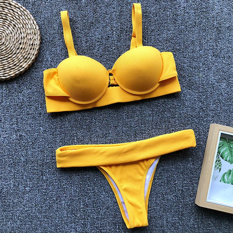 Черный купальник бикини сексуальный бразильский maillot de bain женский стринги с