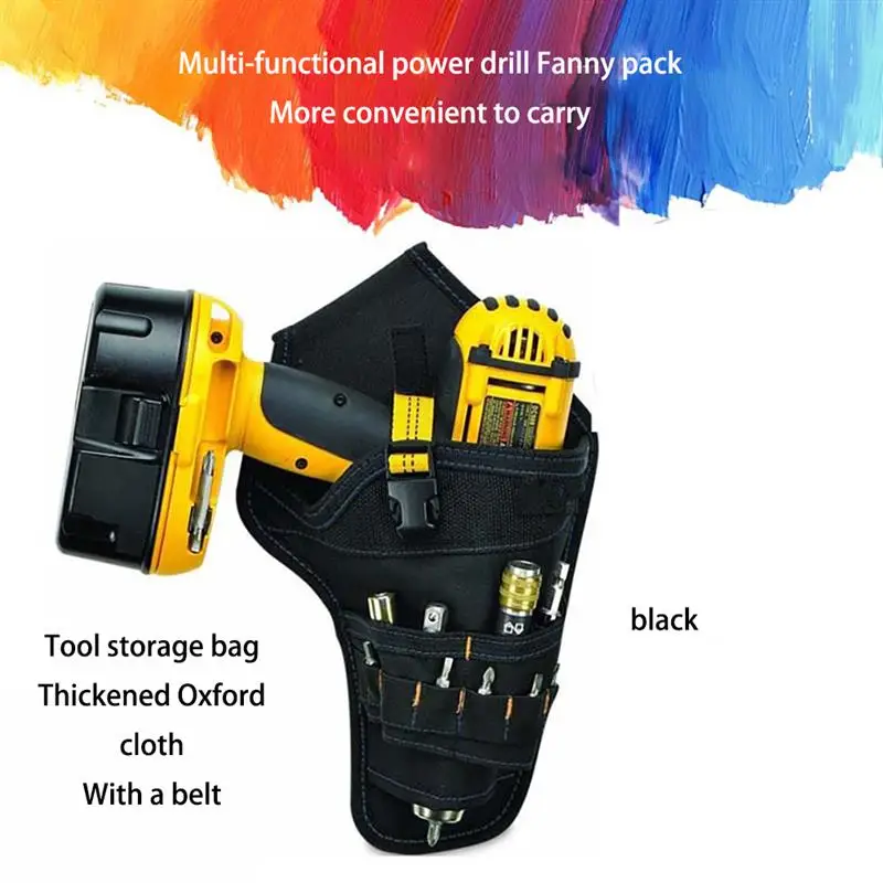2019 Портативная сумка для инструментов электрика ударных кобура дрели держатель