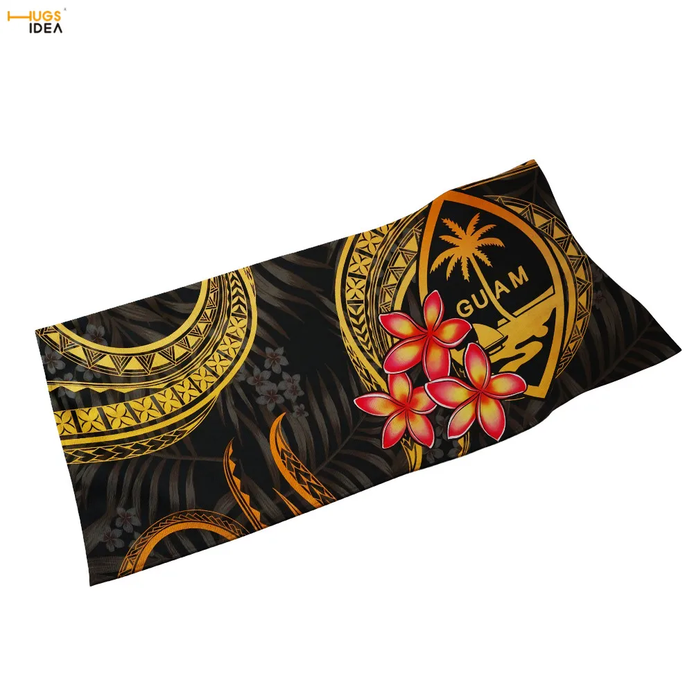 

Пляжное полотенце HUGSIDEA с рисунком кокосового дерева для женщин и мужчин, мягкое быстросохнущее полотенце для душа на заказ