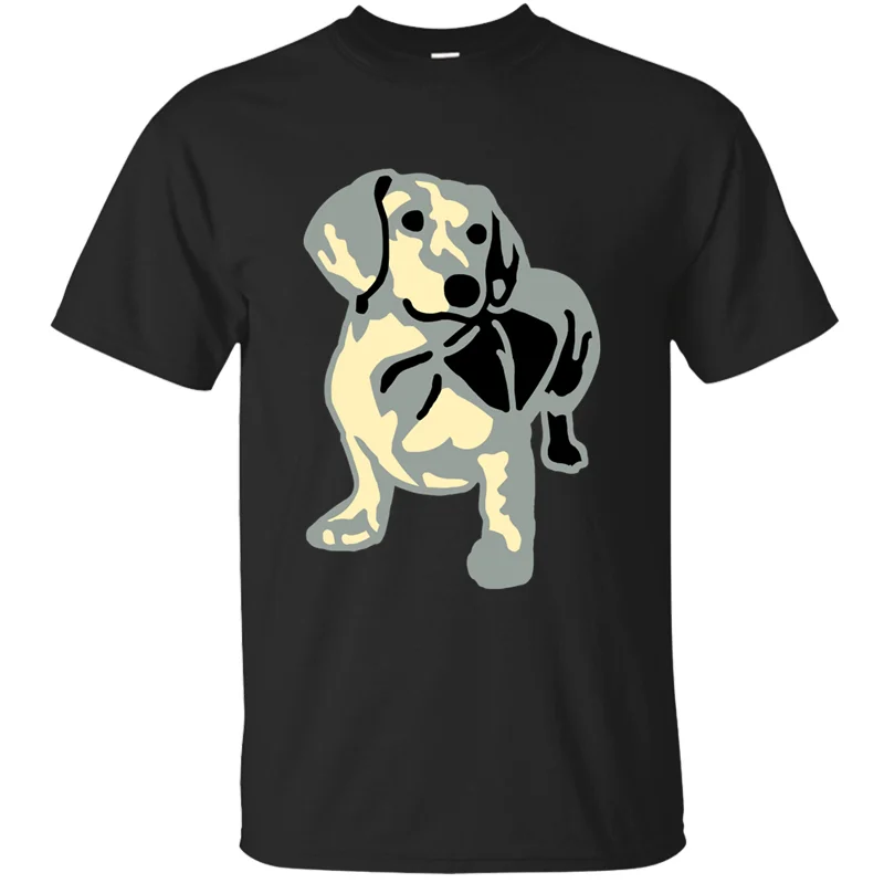 Дышащая футболка с таксой для мужчин и женщин 2020 Мужская принтом буквы О-образный