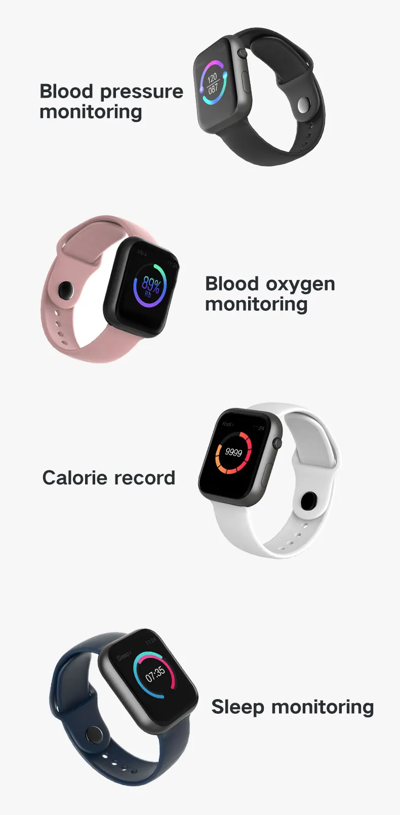 SX16 Смарт-часы для мужчин для Apple Watch для женщин водонепроницаемый сердечный ритм кровяное давление фитнес-трекер PK B57 P70 T80 умный Браслет