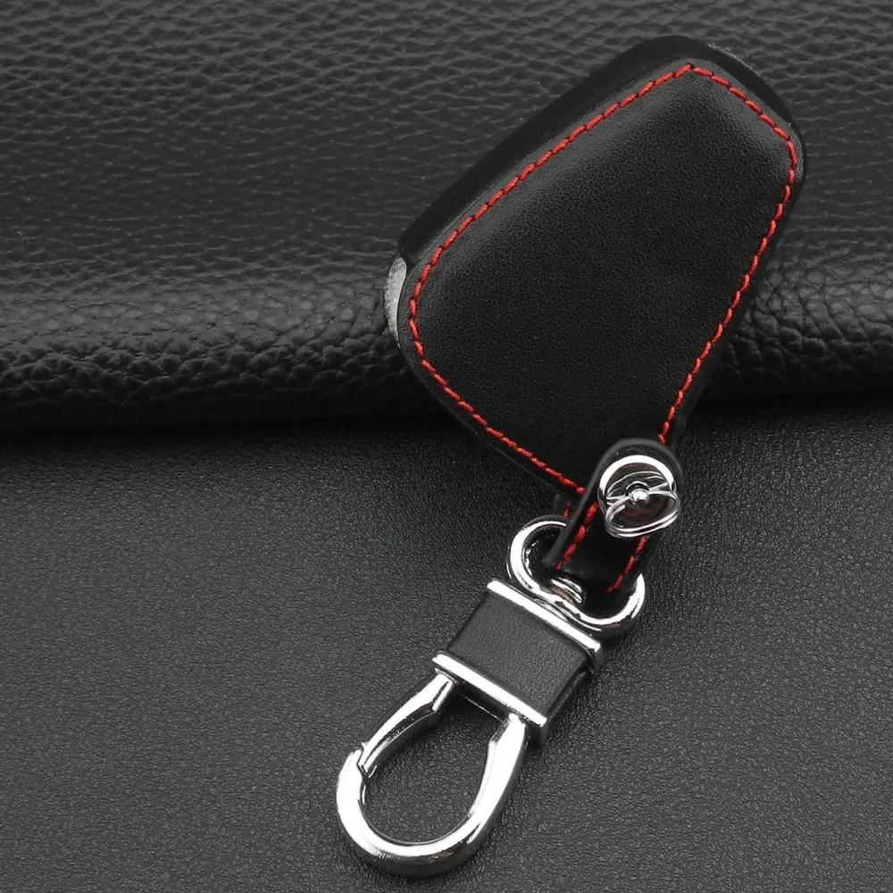 3 кнопки кожаный чехол для ключей CHRYSLER 300 PT Cruiser Sebring Dodge caliber Nitro Jeep Compass Liberty дистанционный брелок
