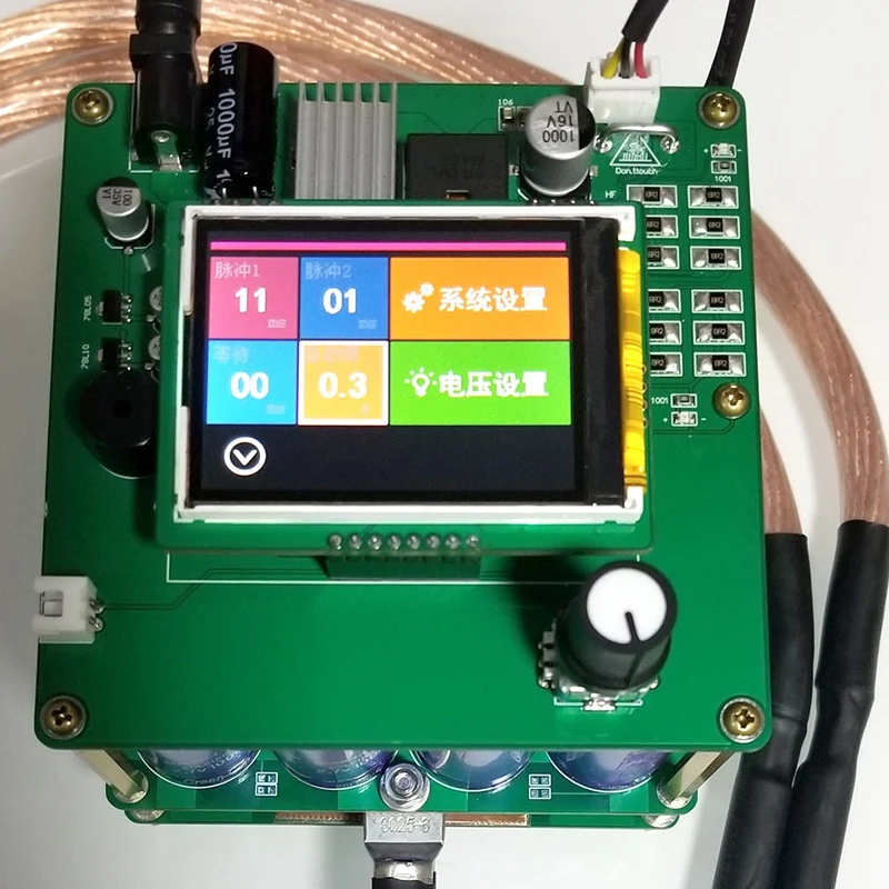 

1600F Portable Spot Welder DIY Capacitor Pulse Spot Welding Machine 18650 Battery Pack Welding Controller US Plug