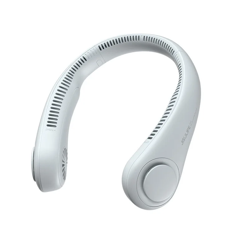 

Hanging Neck Fan Portable Cooling Fan USB Leafless 360 Degree Neckband Fan 78 Surround Air Outlets 4000Mah Rechargeable