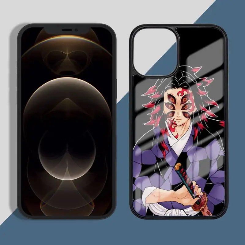 

Kokushibo Kimetsu no Yaiba Phone Case PC for iPhone 11 12 pro XS MAX 8 7 6 6S Plus X 5S SE 2020 XR
