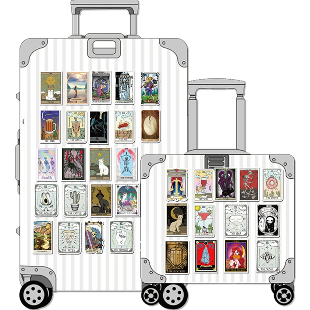 50 шт наклейки для карт таро гр