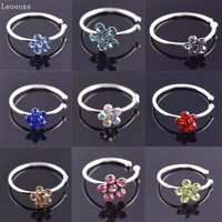 leosoxs 1piece body piercing jewelry plum blossom nose ring nose nail thai style