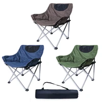 outdoor camping tool folding chair portable fishing chair leisure camping beach chairs with non slip bottom with storage bags