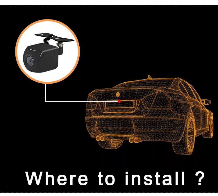 Carsanbo wifi Беспроводная Автомобильная камера заднего вида 720P HD фронтальная камера заднего вида с USB питанием для IOS/Android