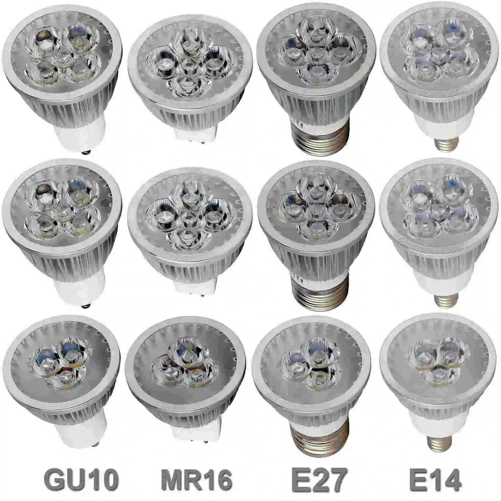 

1pcs GU10 MR16 E27 E14 E12 LED Bulbs Dimmable Super Bright 9W 12W 15W LED Spotlight Bulb 8 Colorful downlight Lamps 220V DC 12v