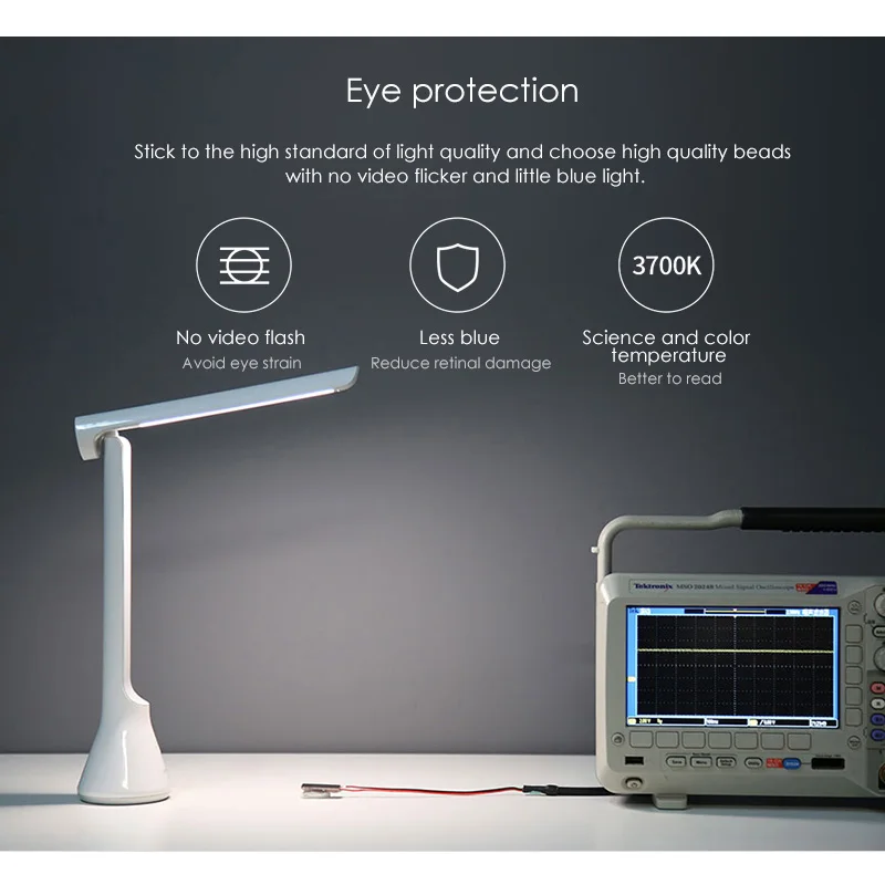 YEELIGHT USB складная маленькая Настольная лампа с зарядкой портативные настольные