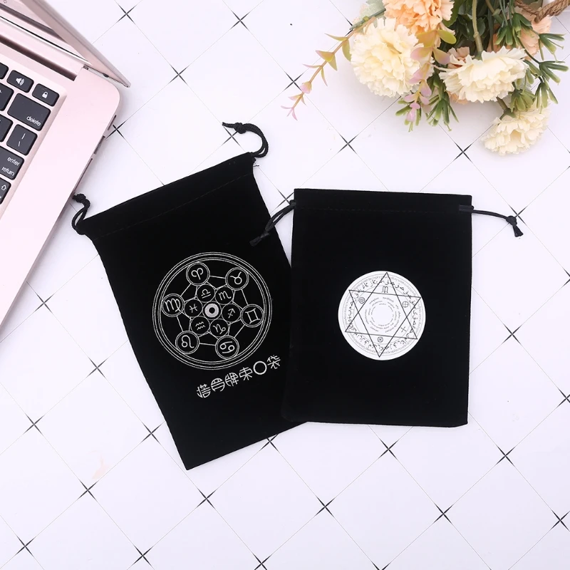 

Velvet Bag Tarots Cards Storage Bag Board Game Divination Dice Drawstring Bag