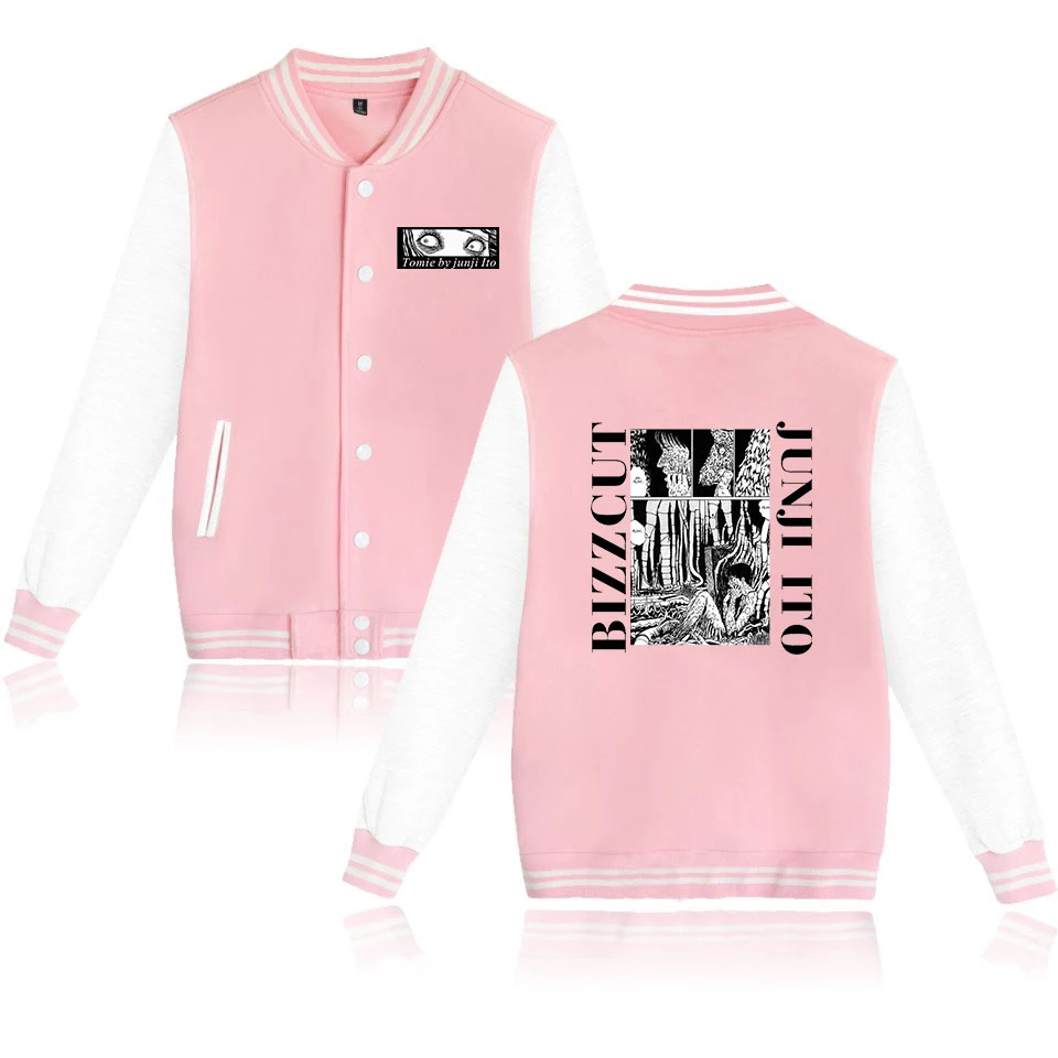 Японская бейсбольная Униформа Junji Ito из аниме ужас флисовая куртка для женщин и