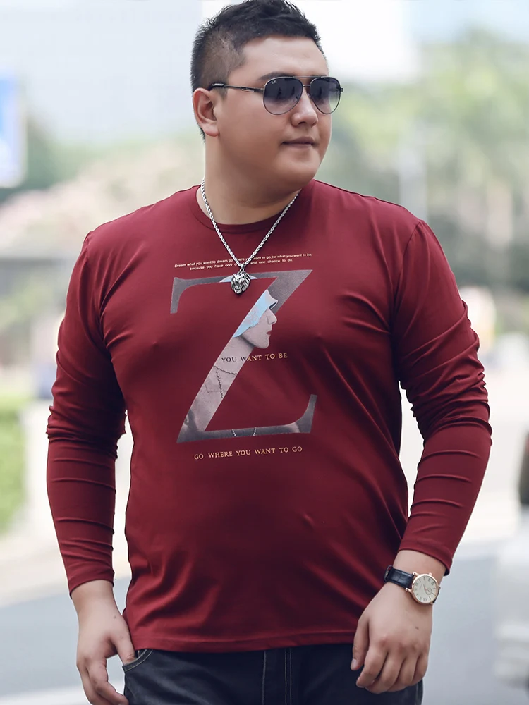 Мужская футболка с длинным рукавом модная брендовая мужская хлопковая весна