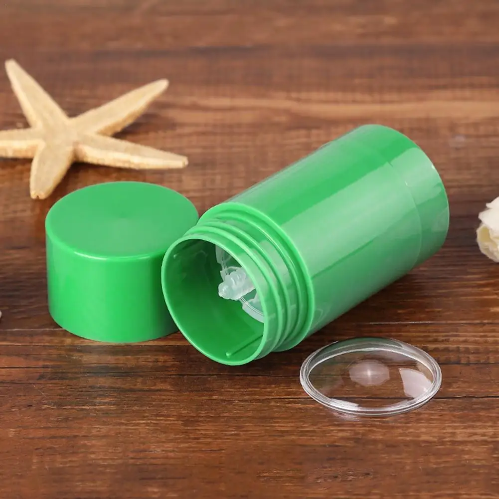 

30ml Green Plastic AS Deodorant Tube Paste Empty Deodorant Armpit Packaging Deo Stick For Cream Container Use B5U3