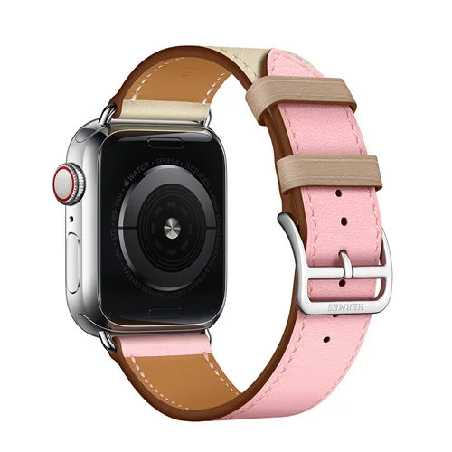 Кожаный ремешок для Apple watch 4, 5, ремешок 44 мм, 40 мм, iWatch 38 мм, 42 мм, ремешок из натуральной кожи, браслет для Apple watch 3, 2, 1, 42 - Цвет ремешка: 14