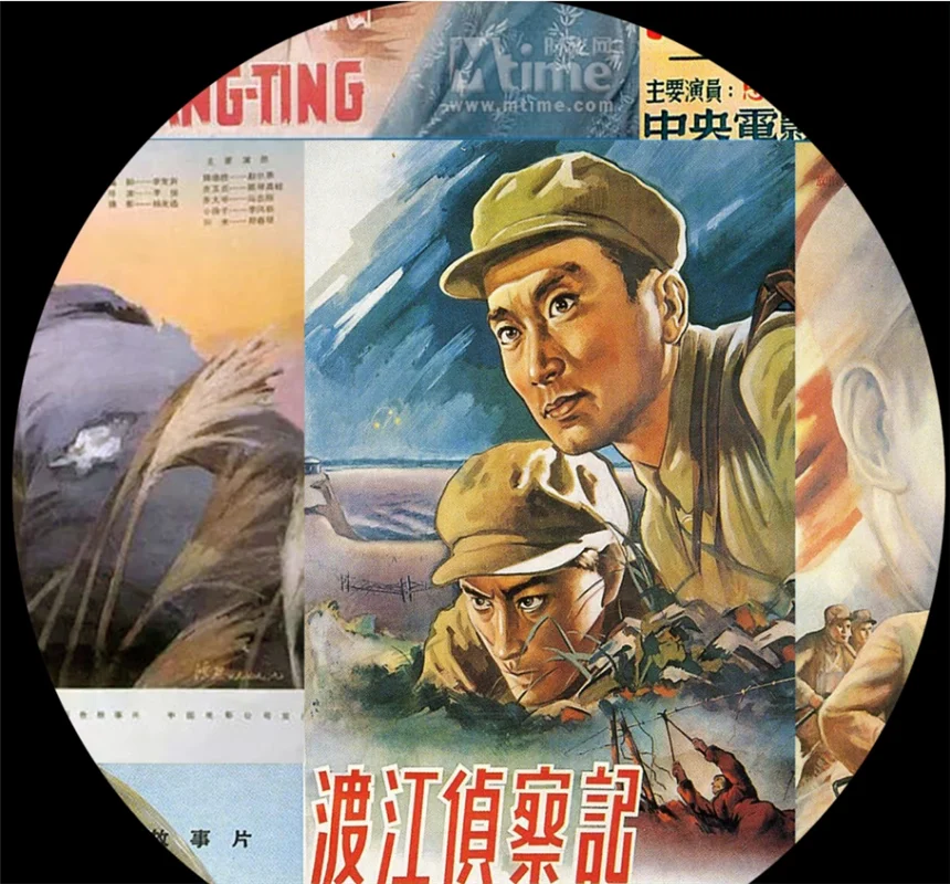 Шёлковистый водостойкий фон на заказ для профессионального оформления стены в стиле ретро в кино, КТВ, кофейне или ресторане.