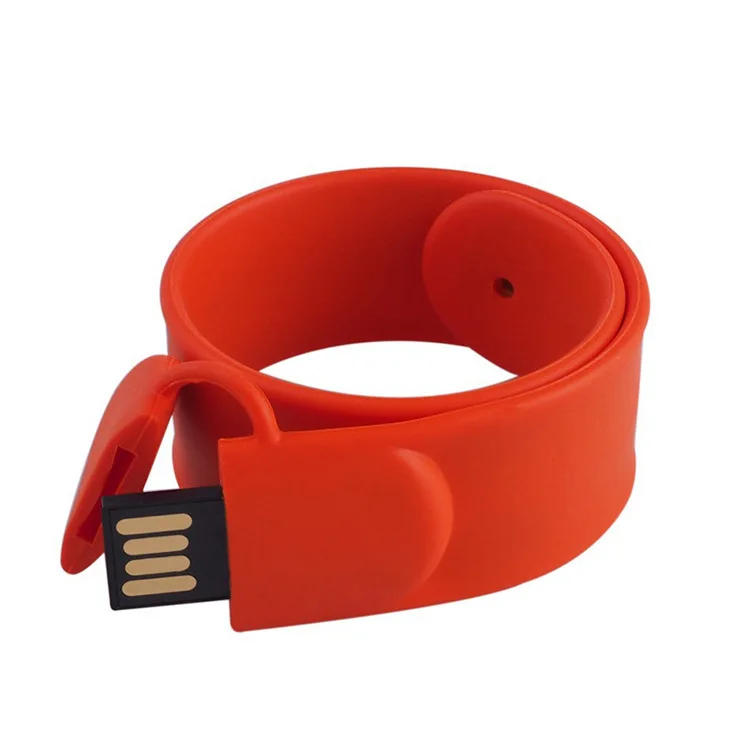 Оптовая продажа силиконовый браслет на запястье подарок диск USB 3 0 флэш
