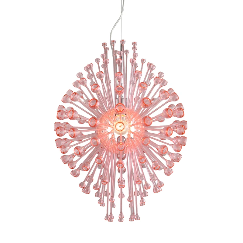 

Postmodern personality living room dining room chandelier Nordic creative bedroom color showroom model room chandelier