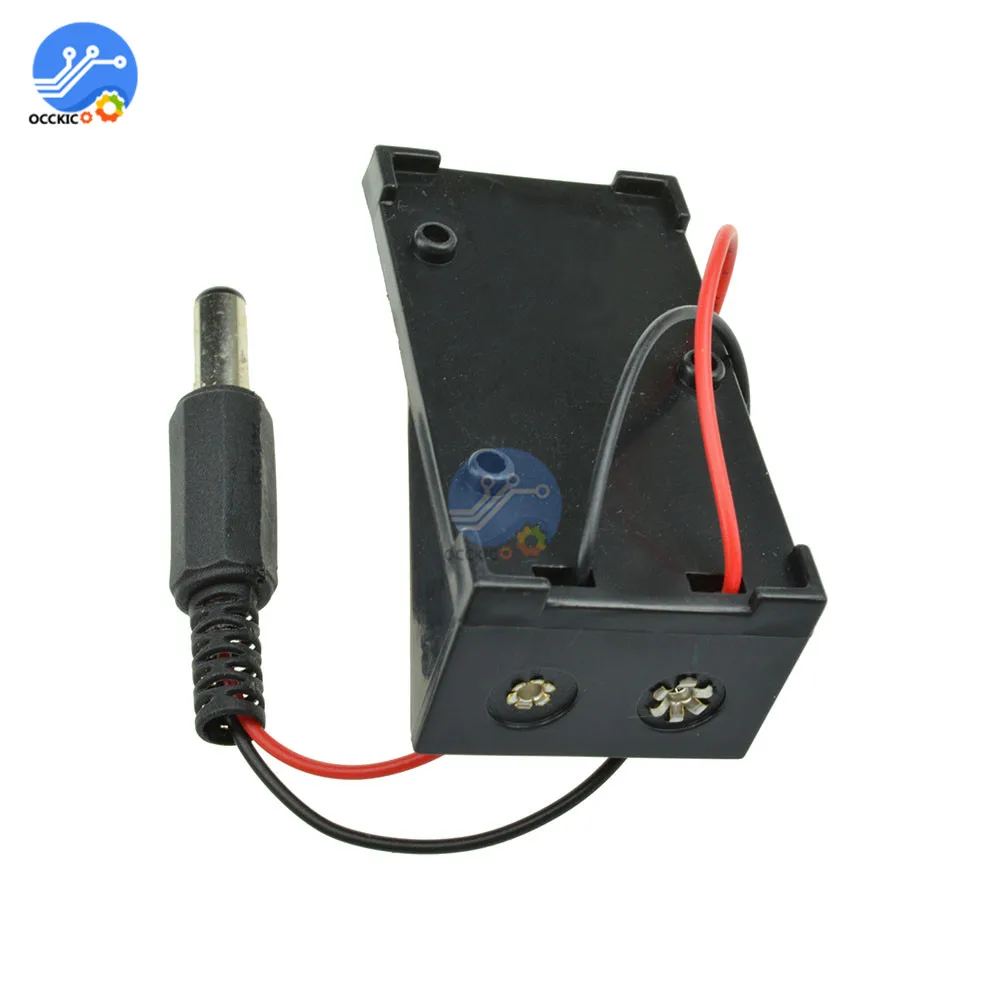 Новинка 2018 держатель для аккумулятора 9 В провод с вилкой 5 5*2 1 мм Arduino AU|battery holder box