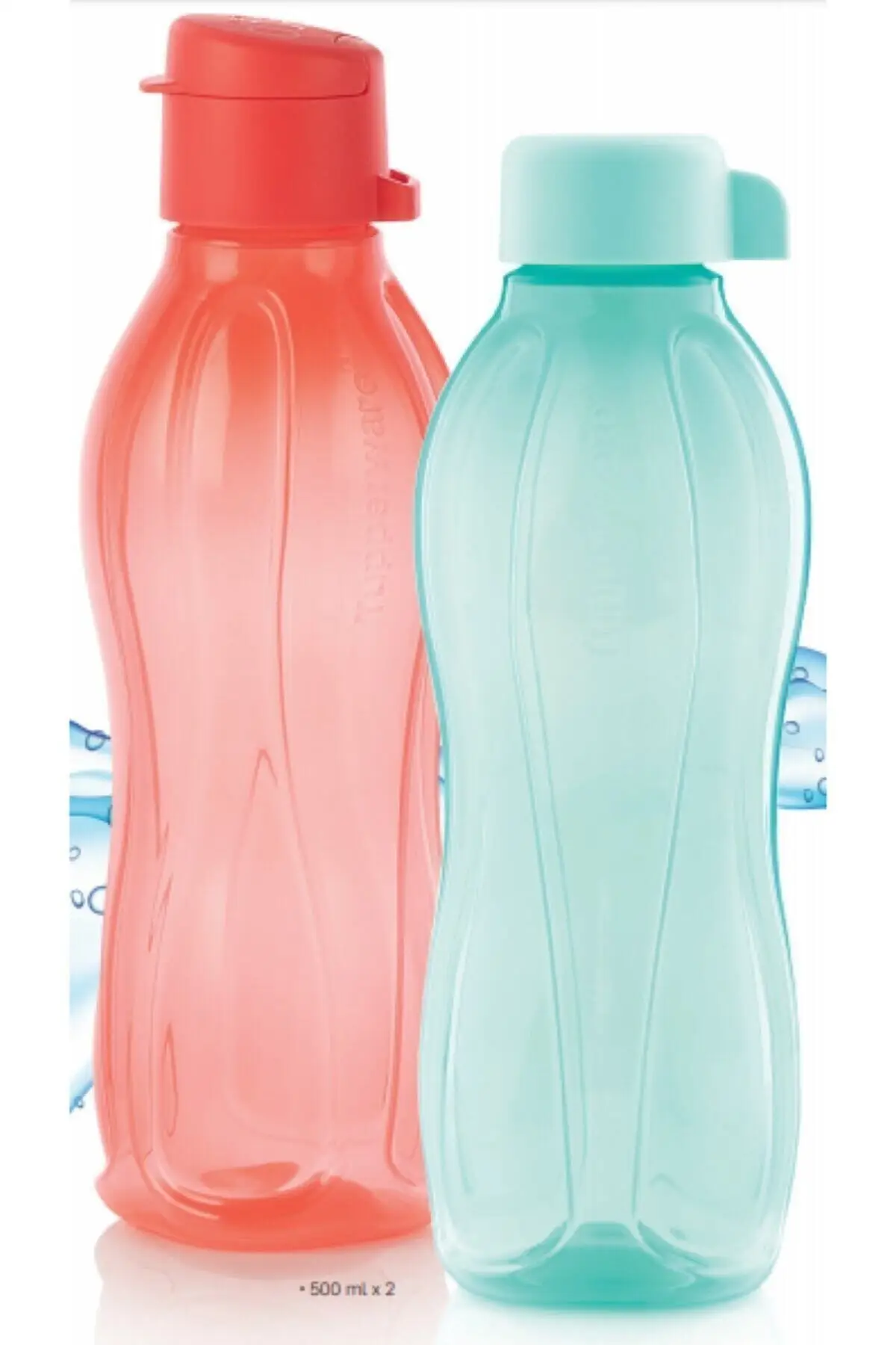 

Eco Bottle Water Bottle Set of 2 500 ml Sports Business Home Stylish Design No Smell Quality Colorful