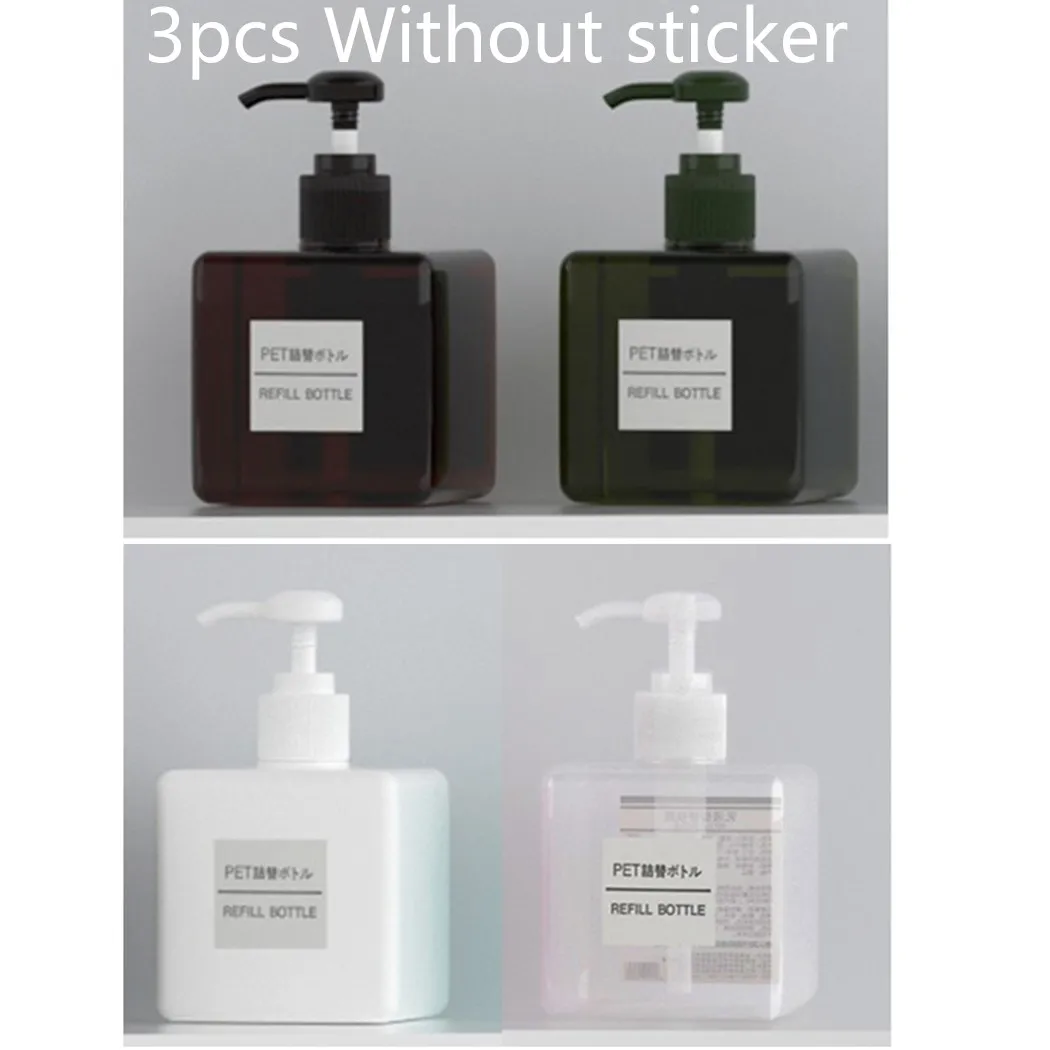 

250ML Liquid Soap Dispensers Bottle Clear Containers Foaming Gel Plastic