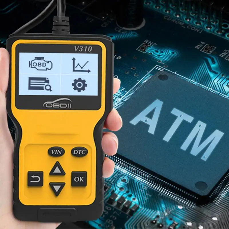 

Считыватель кодов V310 OBD, считыватель кодов OBD2, сканер для проверки ошибок двигателя автомобиля, диагностический инструмент, инструменты для...