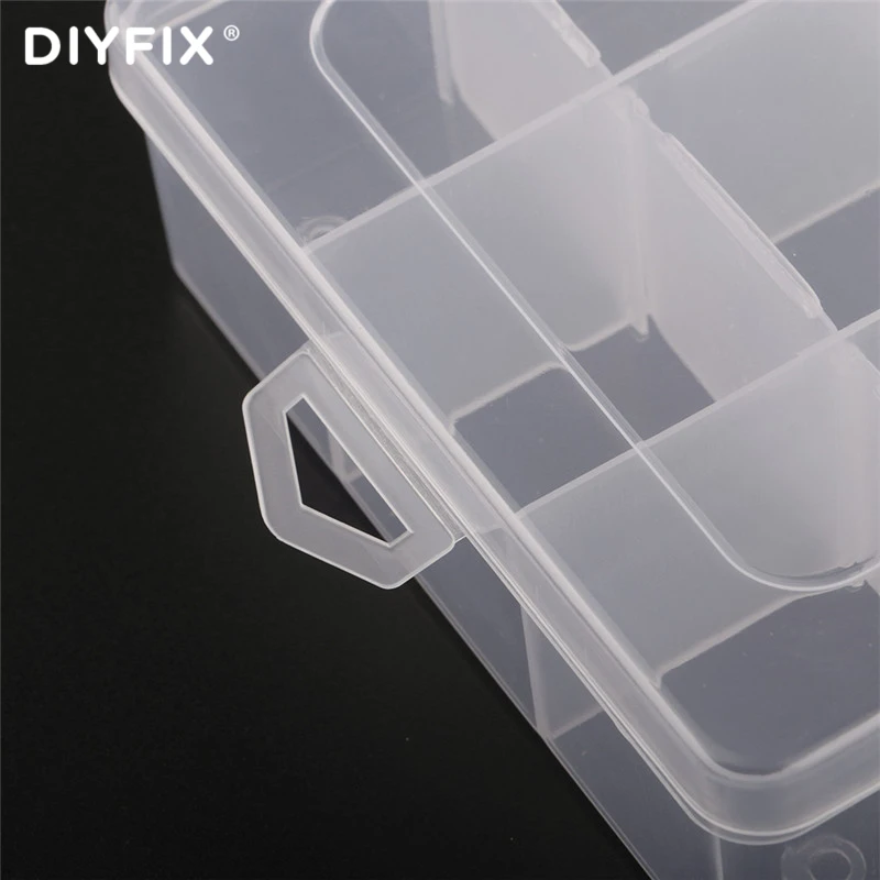 Прозрачная пластиковая коробка DIYFIX для инструментов ювелирных изделий