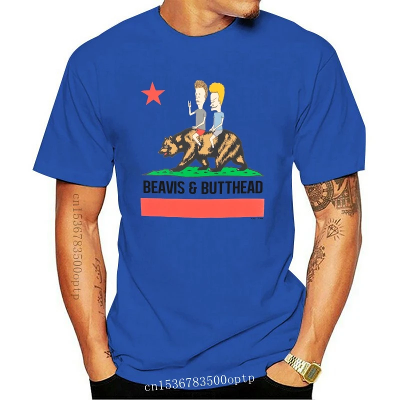 

Новинка Мужская футболка BEAVIS и BUTTHEAD CALIFORNIA белая ретро мультяшная ТВ Лицензированная футболка с мультяшным принтом Мужская Унисекс Мода 2021 ...