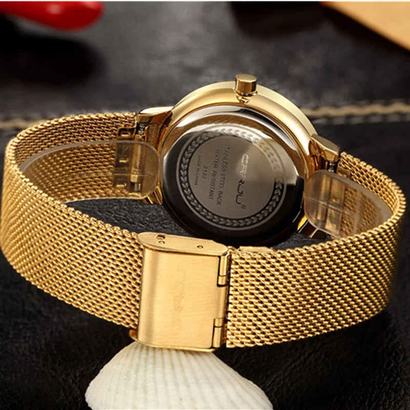 

Rose Gold Watch Women Watches Ladies Stainless Steel Mesh Women's Bracelet Watches Clock Relogio Feminino Montre Femme