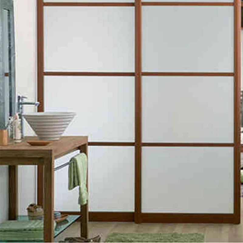 

Sles High Privacy White Fog/Pure Frosted Silding Door Glass Colver Static Cling Thickening High Security Glass Film For Bathroom