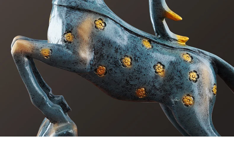 Красное вино ювелирное изделие в виде оленя семейный стиль винный шкаф