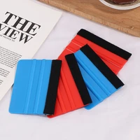 2pcs vinyl wrap car film install squeegee carbon fiber wrapping tool auto foil window tint scraper household car cleaning tool