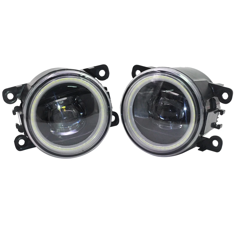 Автомобильная противотуманная фара светильник Ангел глаз DRL 12 В для Renault Duster Captur