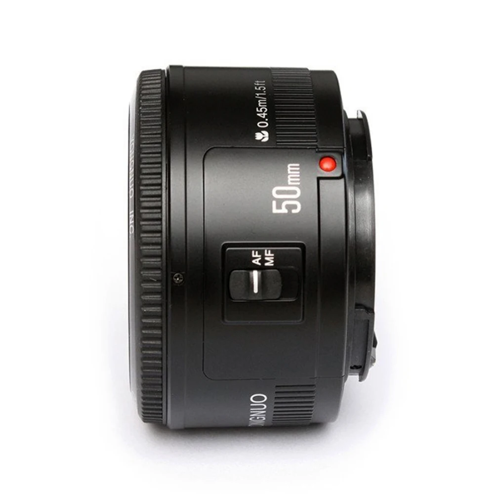 Объектив YONGNUO YN50mm F1.8 для камер Nikon большая диафрагма авто фокус объектив D800 D300 D700